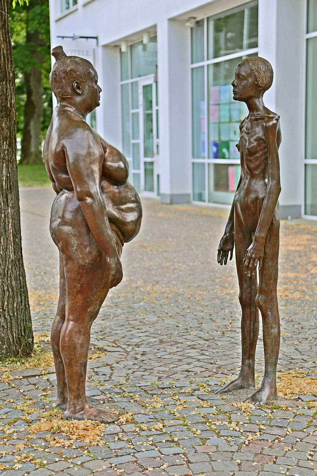 Sculptures dans la ville de Vaxjö, Suède